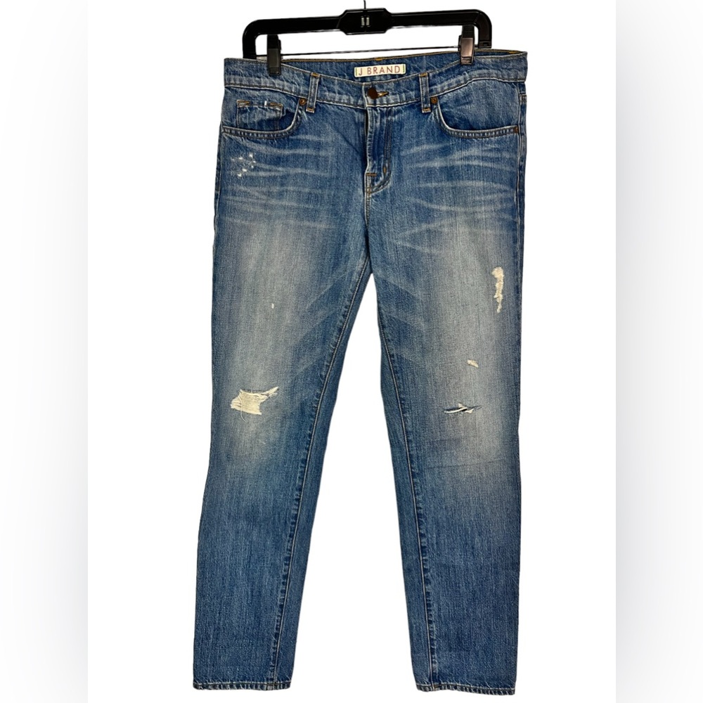 J Brand, Aidan Distressed Mid Rise Denim, Size 28